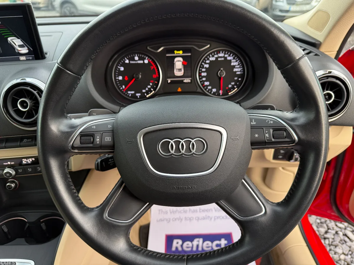 Audi A3 Saloon, Petrol, 2016, Red