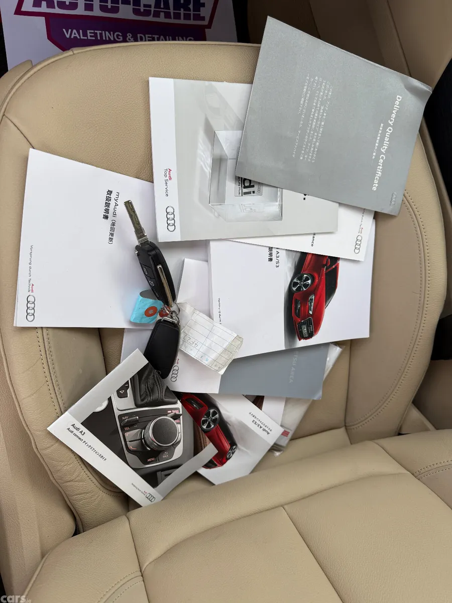 Audi A3 Saloon, Petrol, 2016, Red