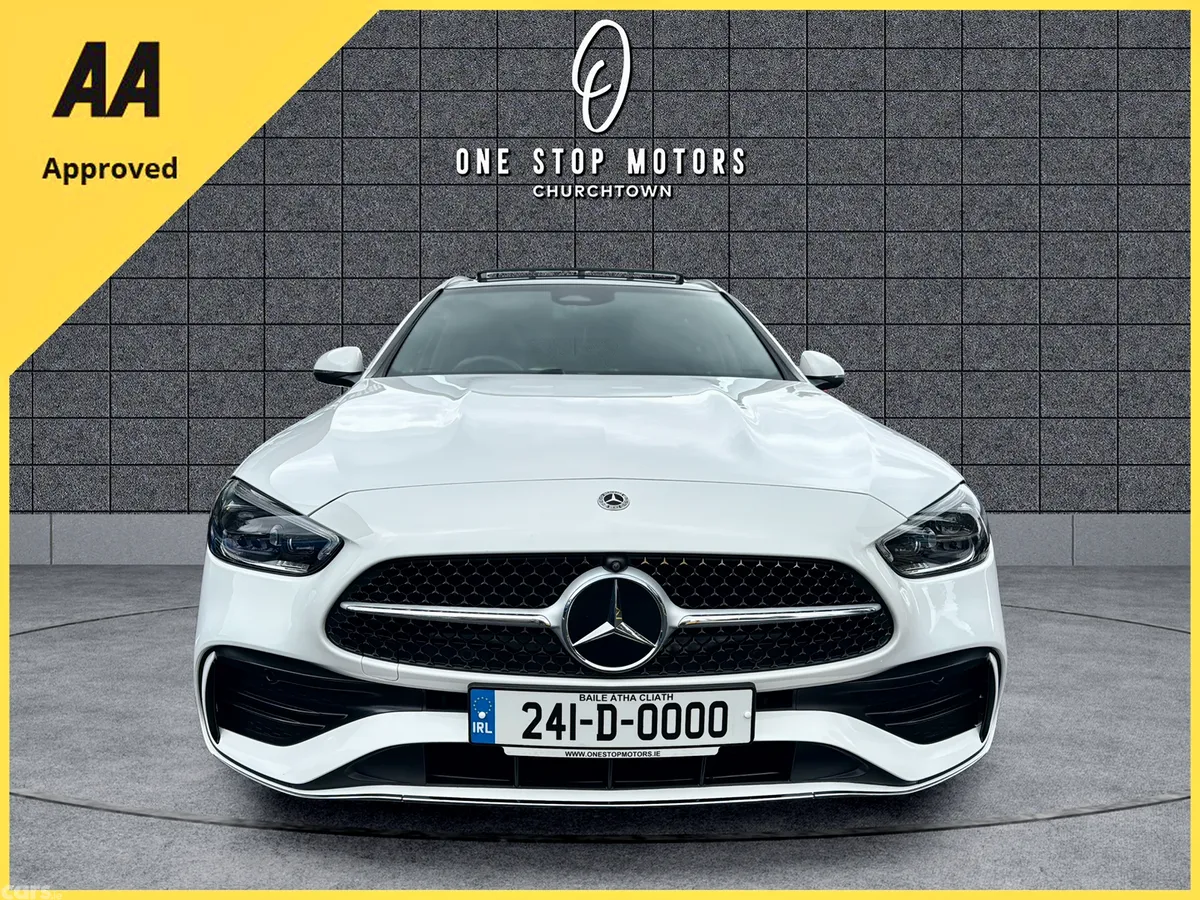Mercedes-Benz C-Class Estate, Petrol Plug-in Hybrid, 2024, White