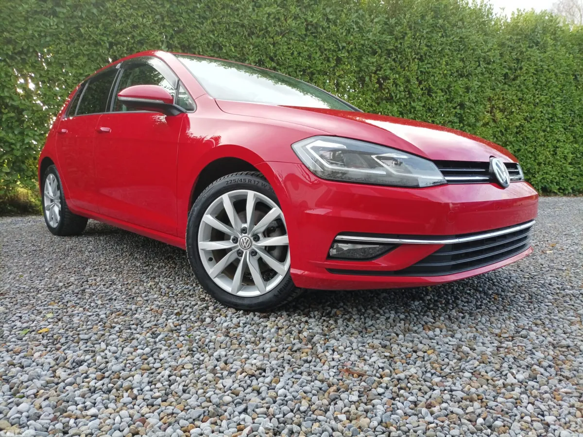Volkswagen Golf Hatchback, Petrol, 2019, Red