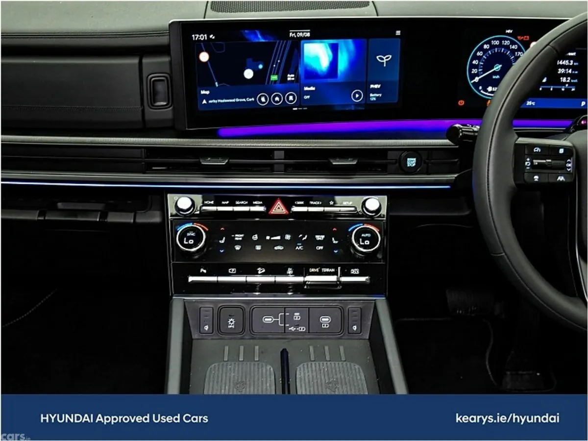 Hyundai Santa Fe SUV, Petrol Plug-in Hybrid, 2027, Black
