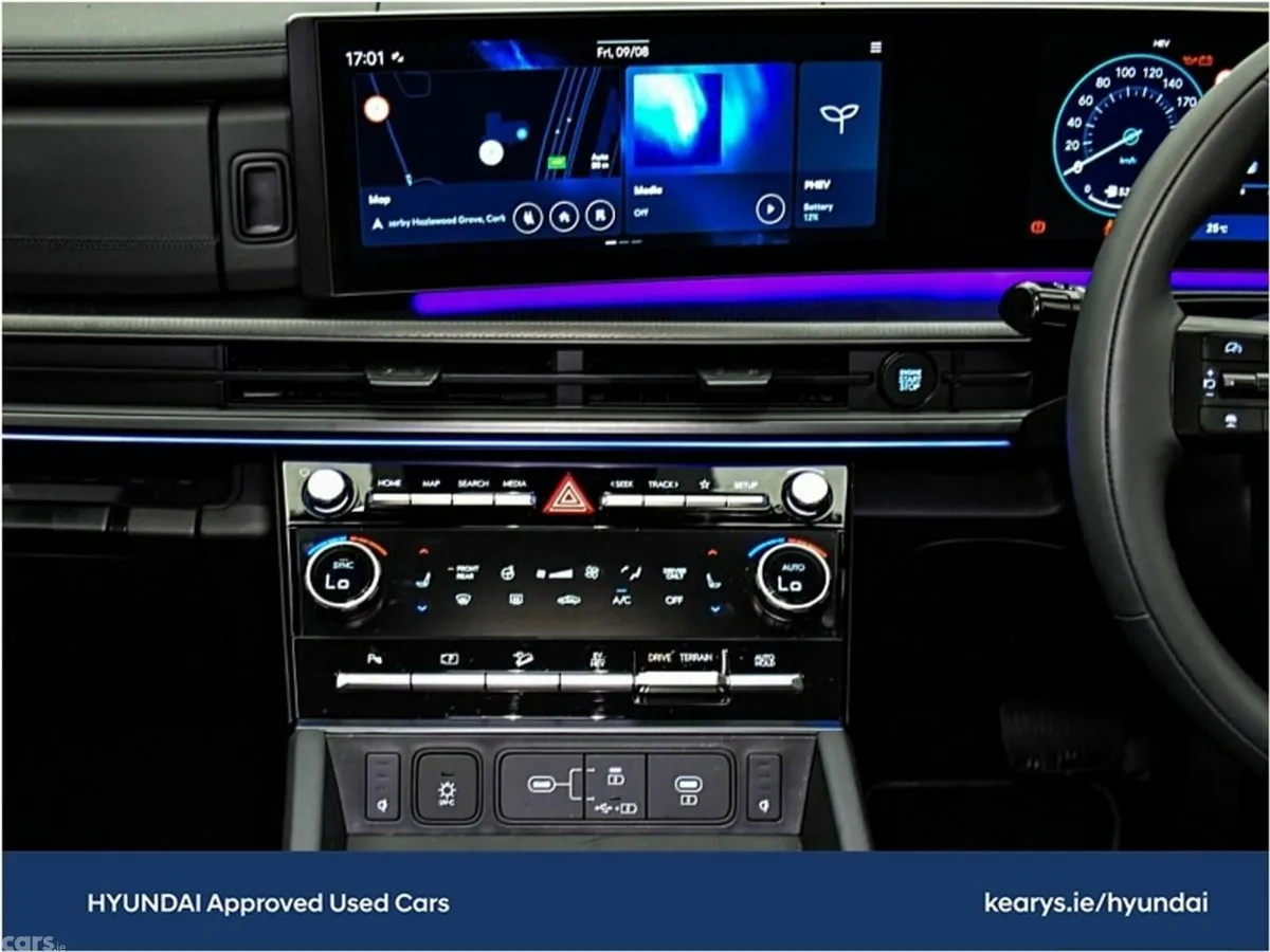Hyundai Santa Fe SUV, Petrol Plug-in Hybrid, 2027, Black