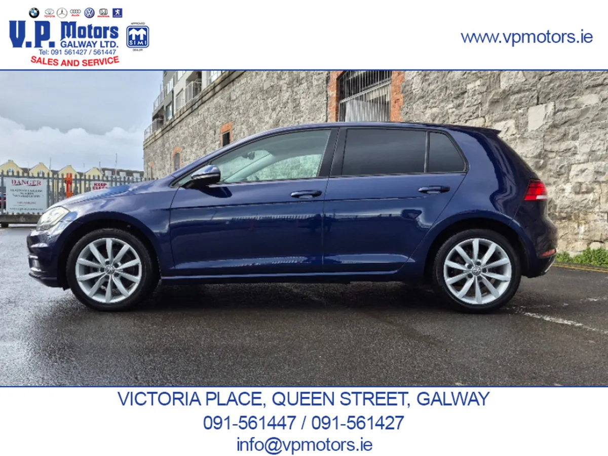 Volkswagen Golf Hatchback, Petrol, 2018, Blue