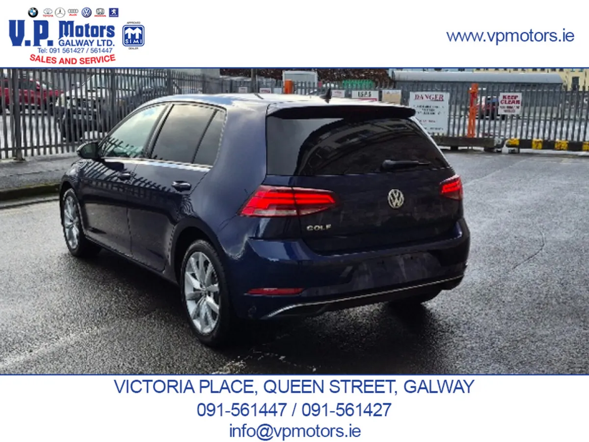 Volkswagen Golf Hatchback, Petrol, 2018, Blue