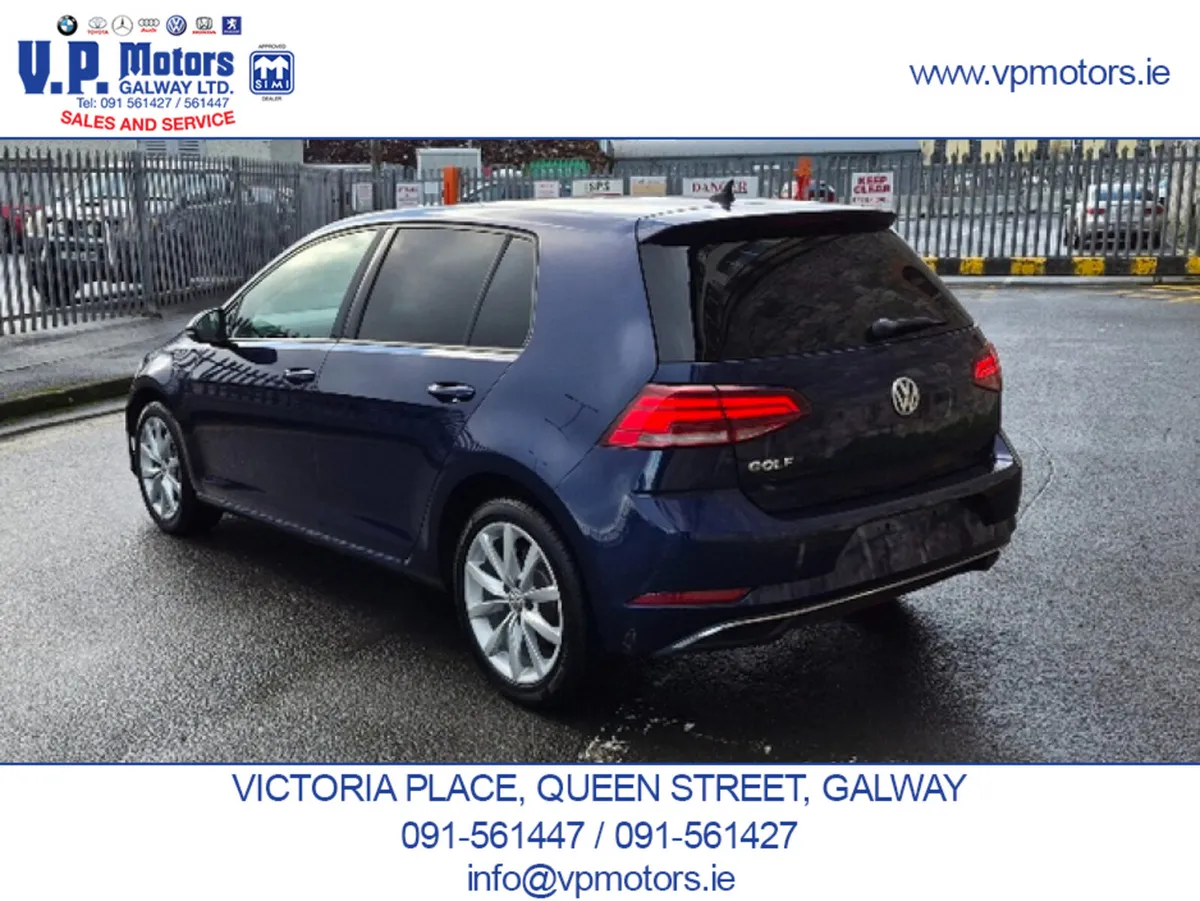 Volkswagen Golf Hatchback, Petrol, 2018, Blue