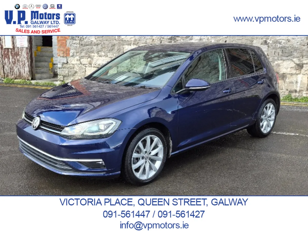 Volkswagen Golf Hatchback, Petrol, 2018, Blue