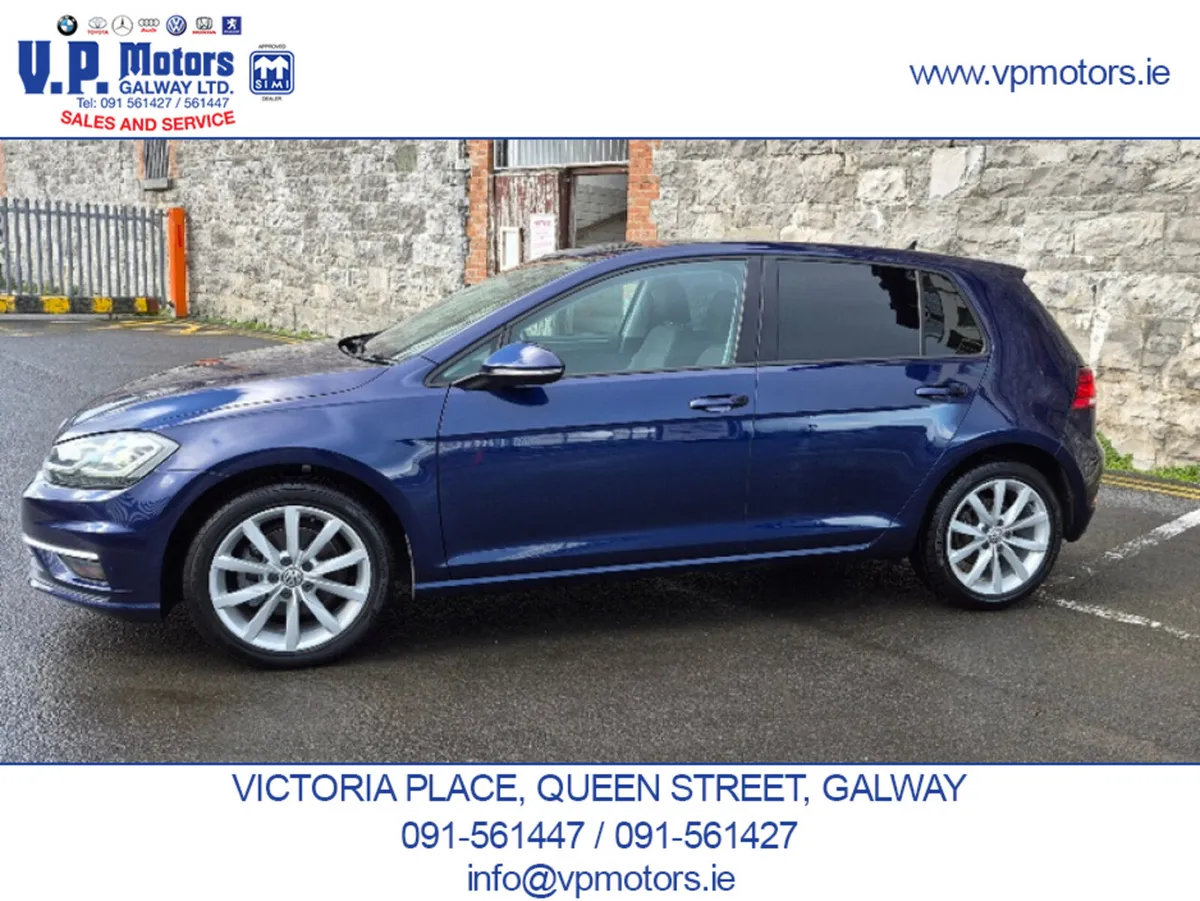Volkswagen Golf Hatchback, Petrol, 2018, Blue