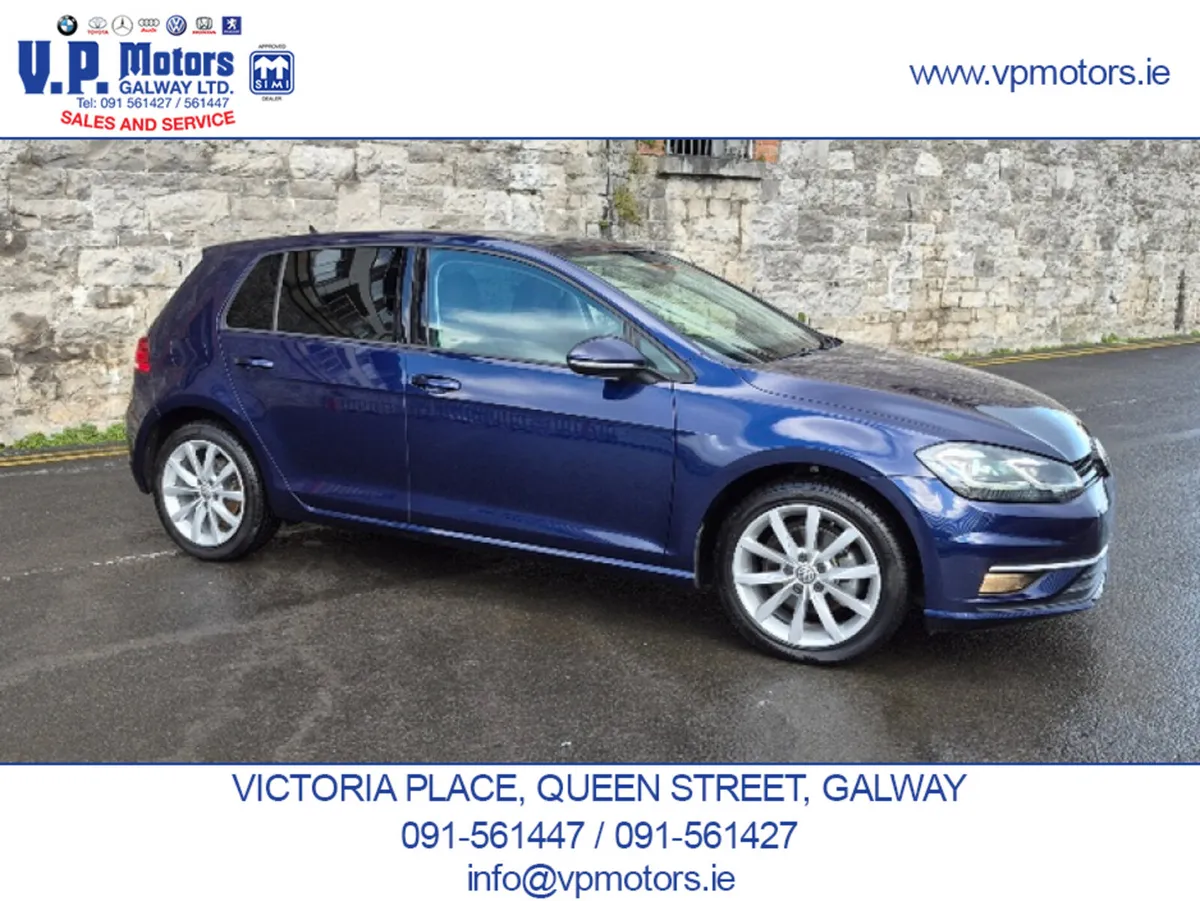 Volkswagen Golf Hatchback, Petrol, 2018, Blue