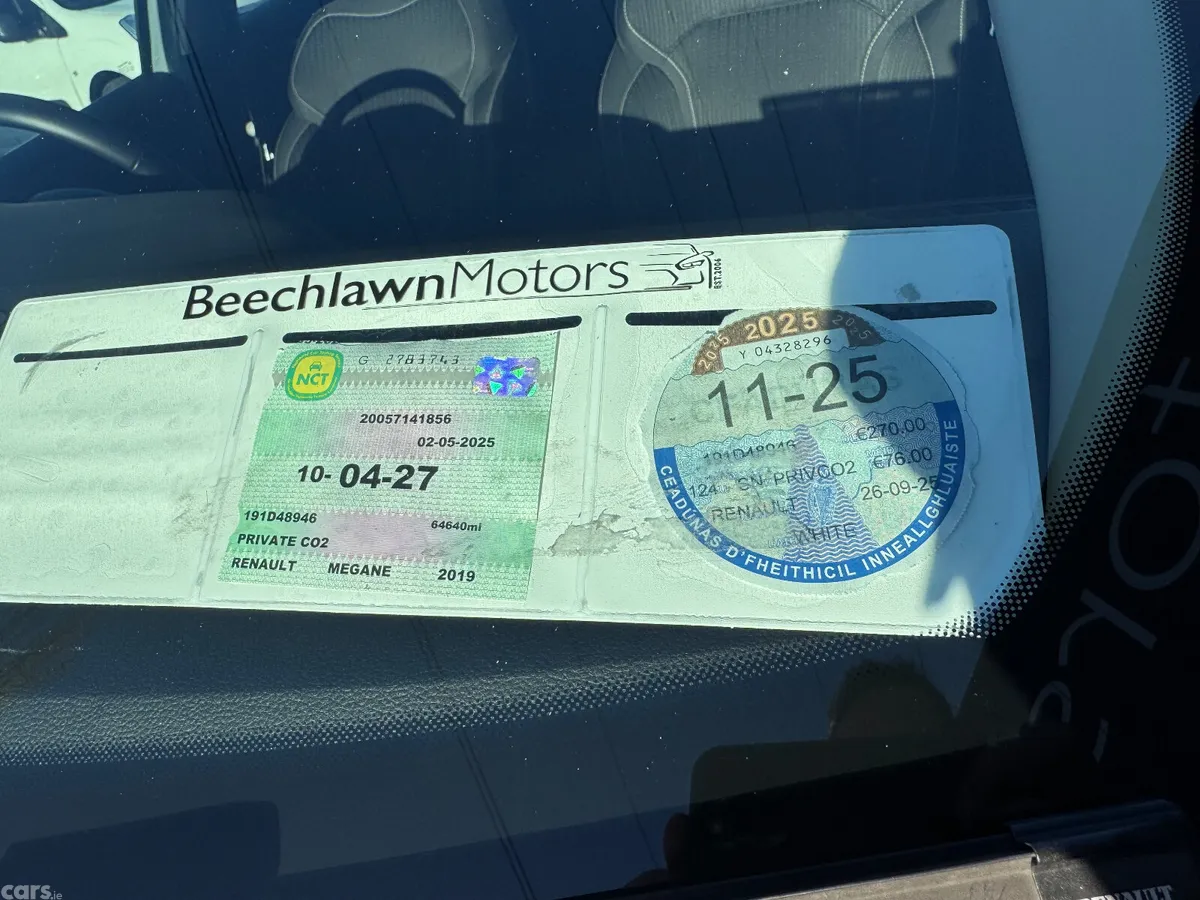 Renault Megane Saloon, Petrol, 2019, White