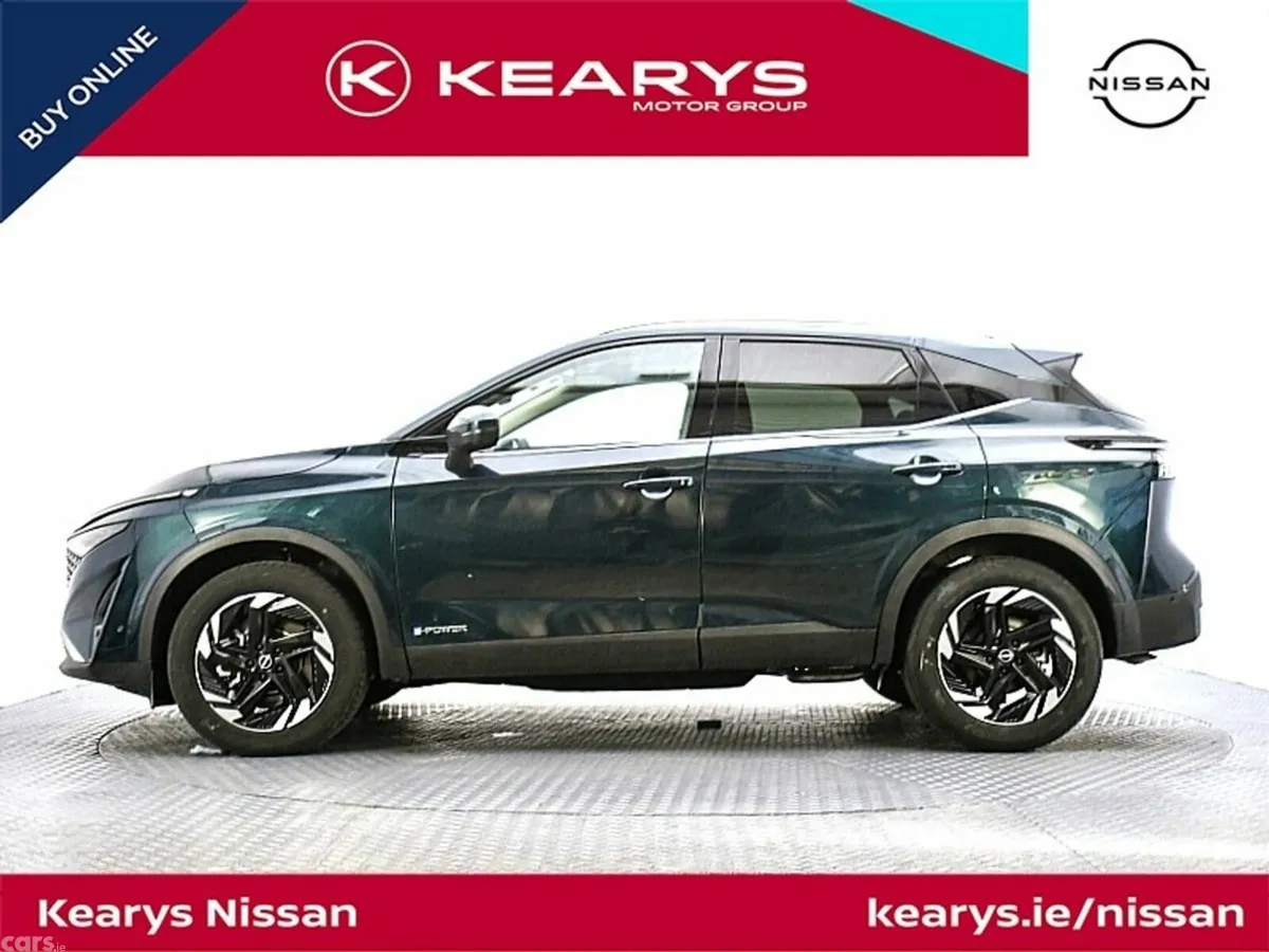 Nissan Qashqai SUV, Petrol Hybrid, 2027, Green