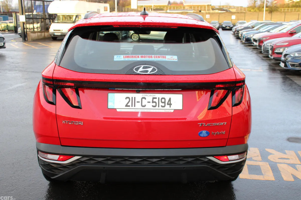 Hyundai Tucson SUV, Petrol Hybrid, 2021, Red
