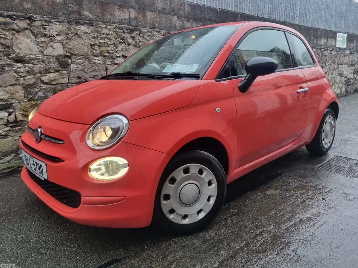 Fiat 500 Hatchback, Petrol, 2016, Pink