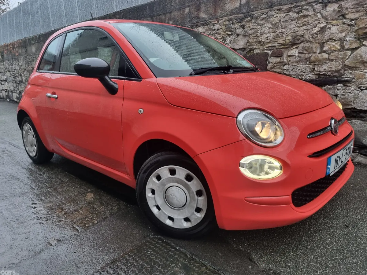 Fiat 500 Hatchback, Petrol, 2016, Pink
