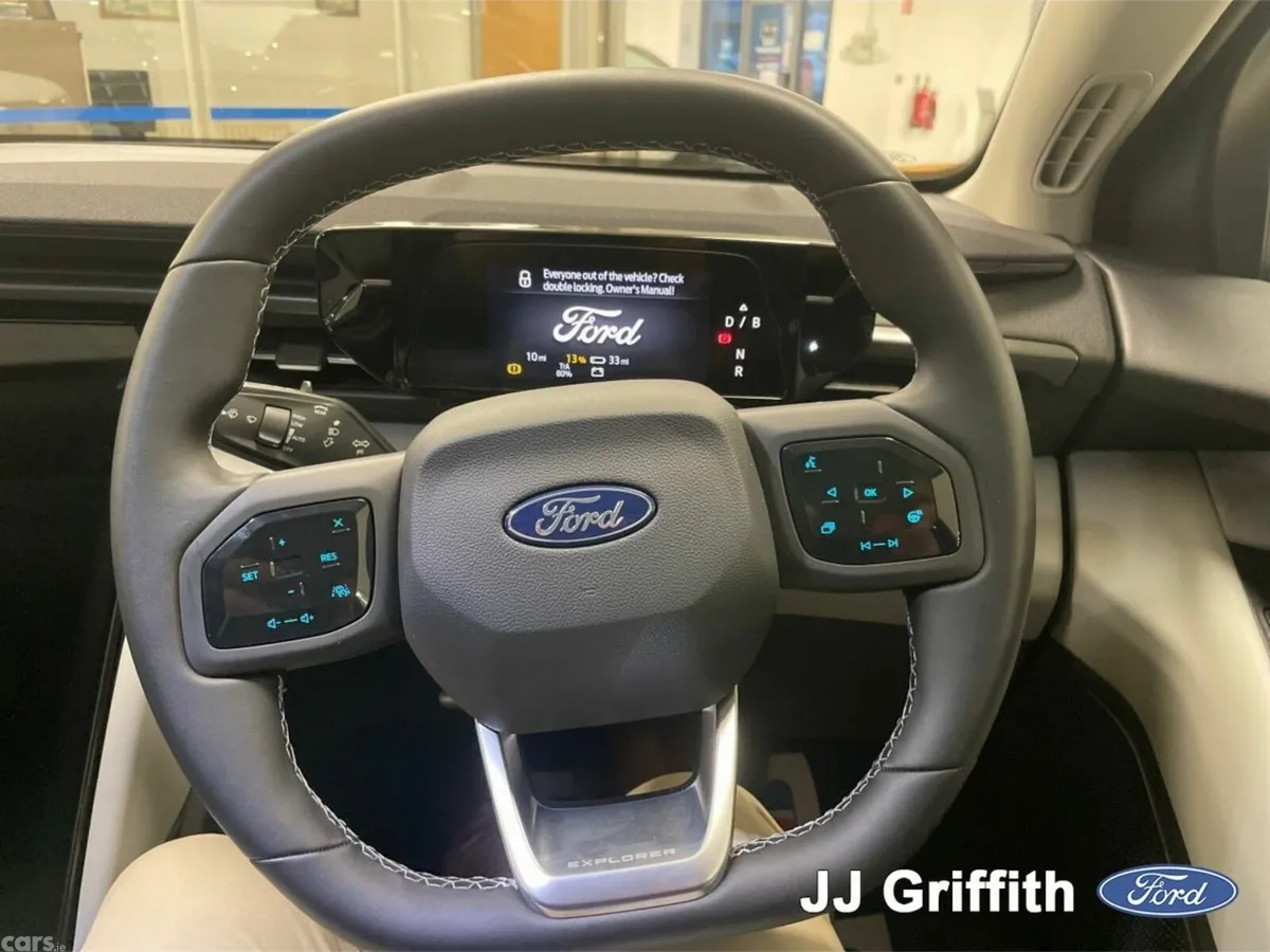 Ford Explorer SUV, Electric, 2026, White