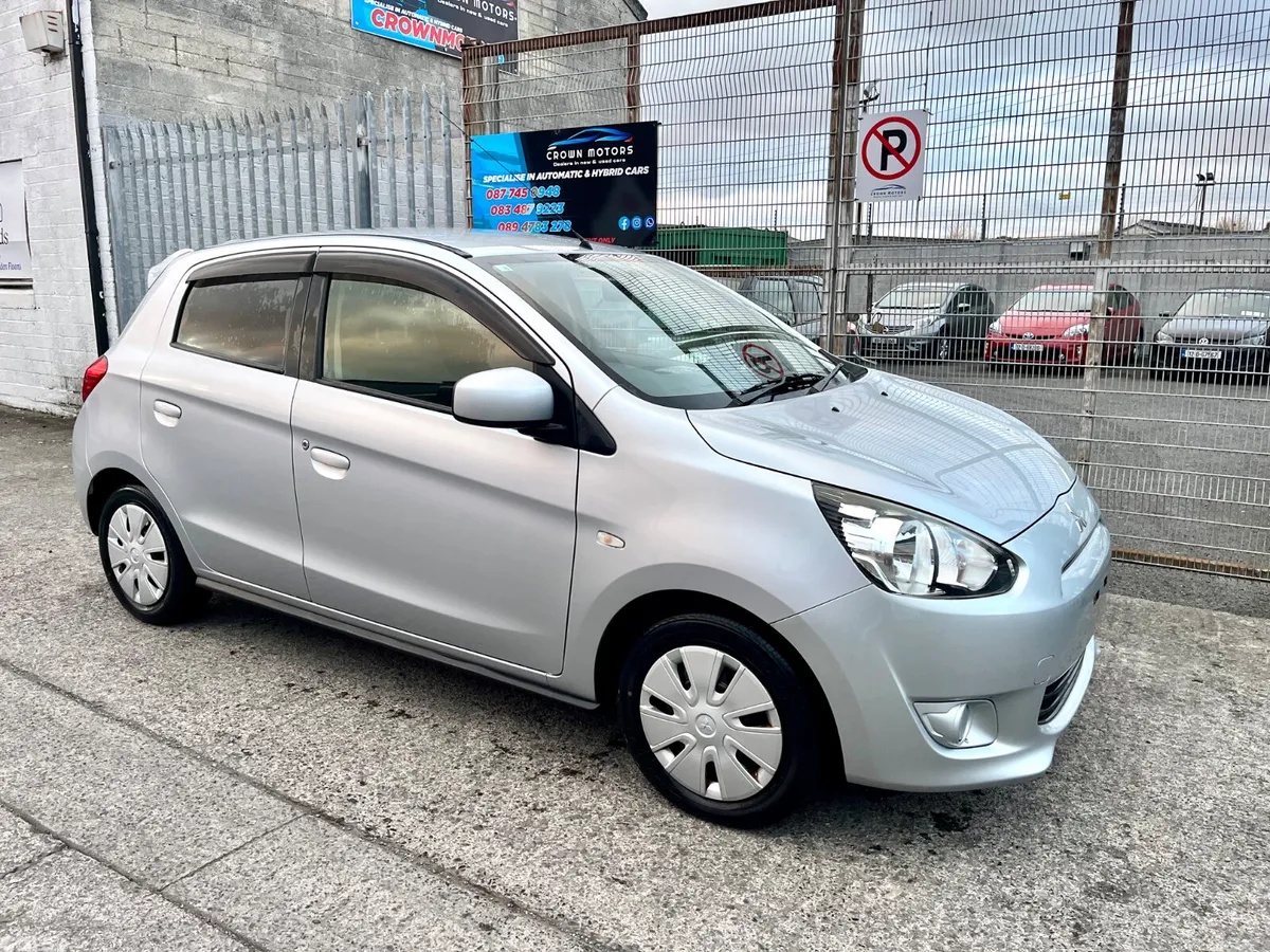 Mitsubishi Mirage Hatchback, Petrol, 2014, Silver