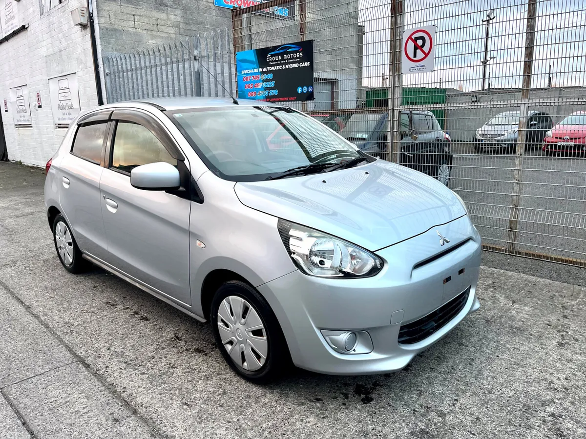 Mitsubishi Mirage Hatchback, Petrol, 2014, Silver