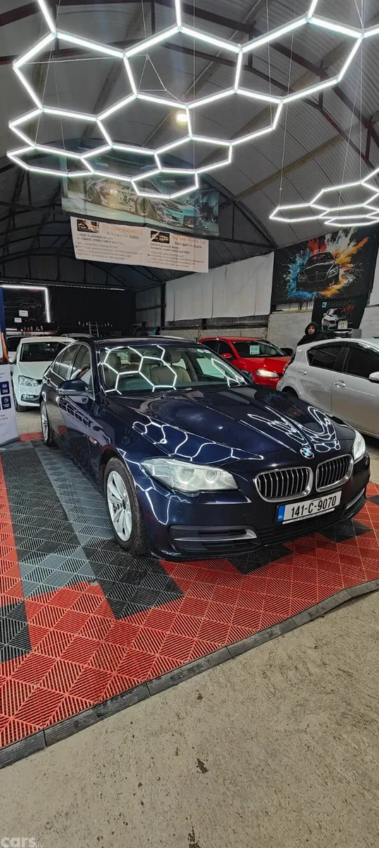 BMW 5-Series Saloon, Diesel, 2014, Blue