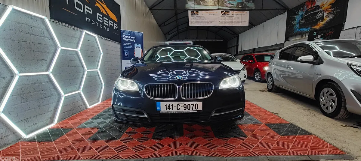 BMW 5-Series Saloon, Diesel, 2014, Blue