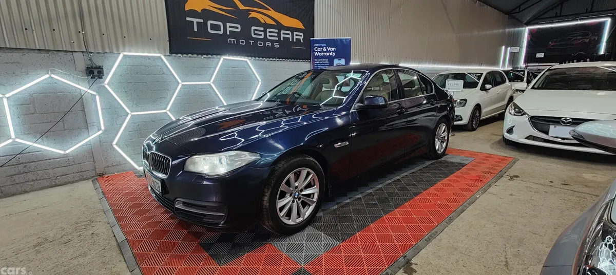 BMW 5-Series Saloon, Diesel, 2014, Blue