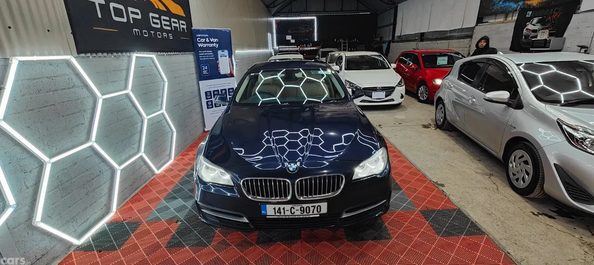 BMW 5-Series Saloon, Diesel, 2014, Blue