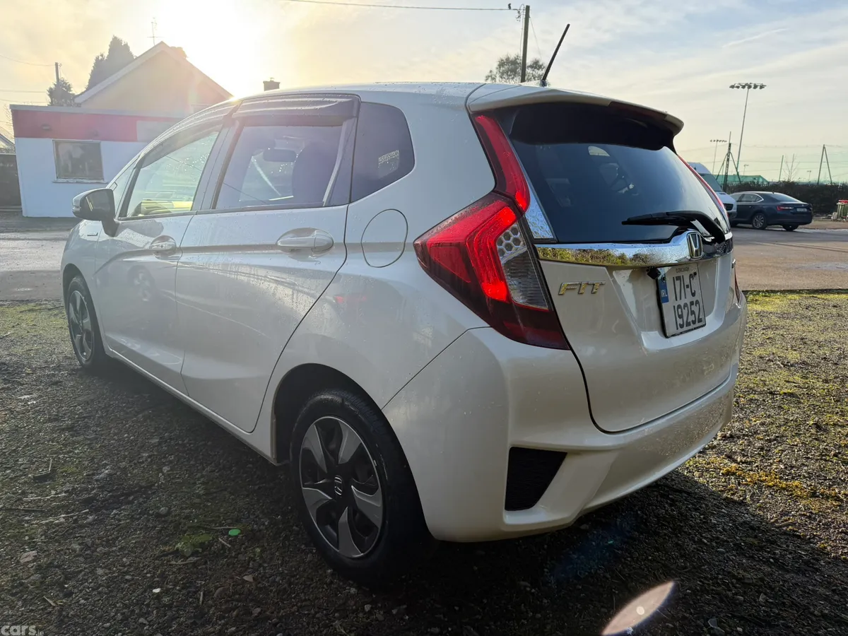Honda Fit Hatchback, Petrol Hybrid, 2017, White