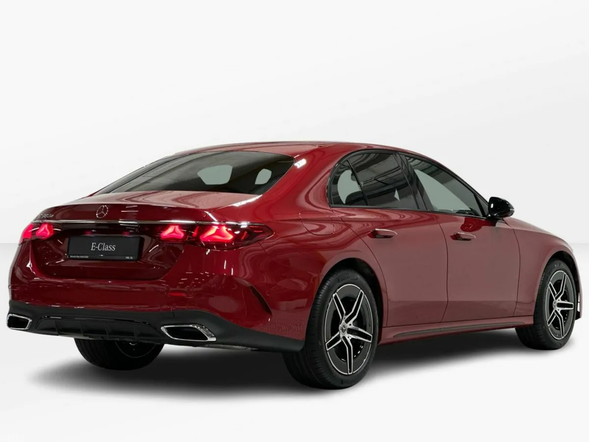 Mercedes-Benz E-Class Saloon, Petrol Plug-in Hybrid, 2026, Red