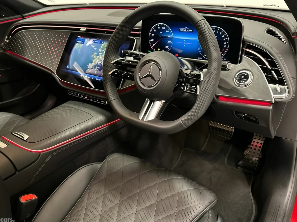 Mercedes-Benz E-Class Saloon, Petrol Plug-in Hybrid, 2026, Red