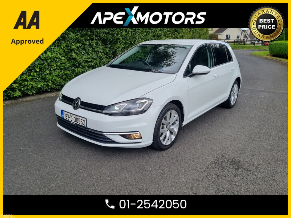 Volkswagen Golf Hatchback, Petrol, 2018, White