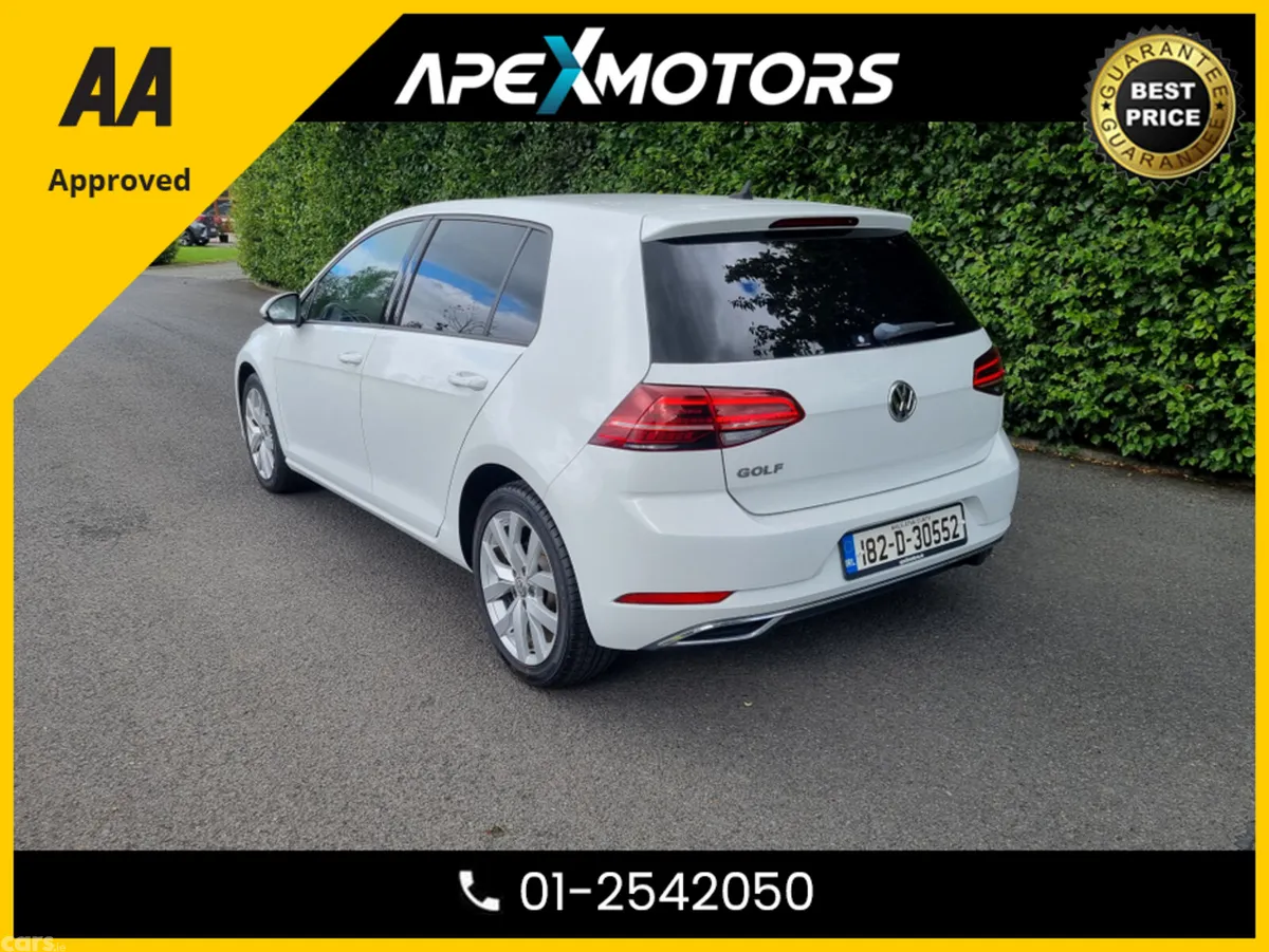 Volkswagen Golf Hatchback, Petrol, 2018, White