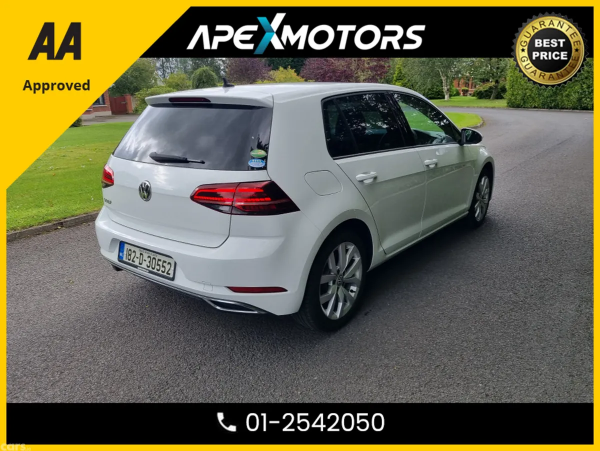 Volkswagen Golf Hatchback, Petrol, 2018, White