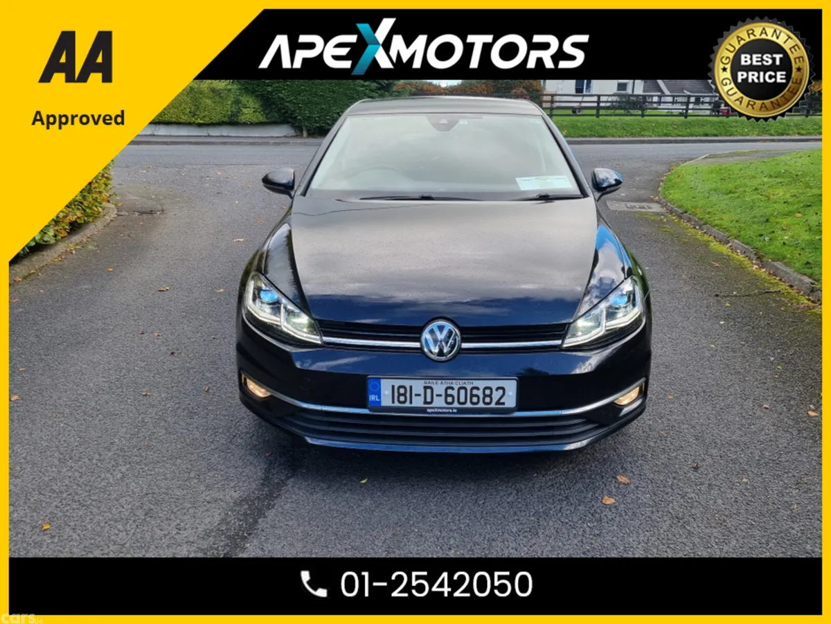 Volkswagen Golf Hatchback, Petrol, 2018, Black