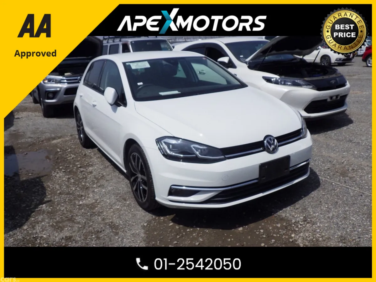 Volkswagen Golf Hatchback, Petrol, 2018, White