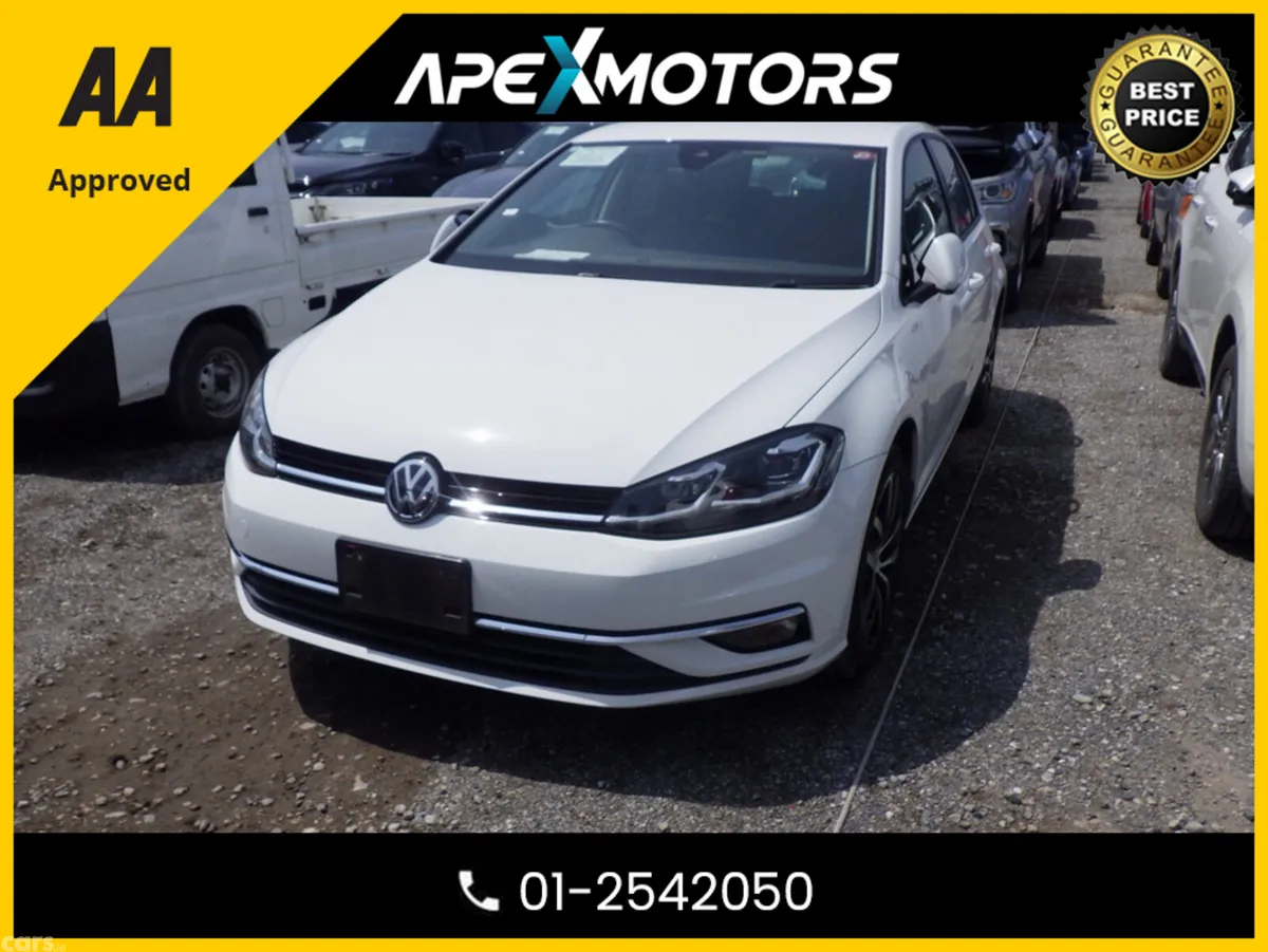 Volkswagen Golf Hatchback, Petrol, 2018, White