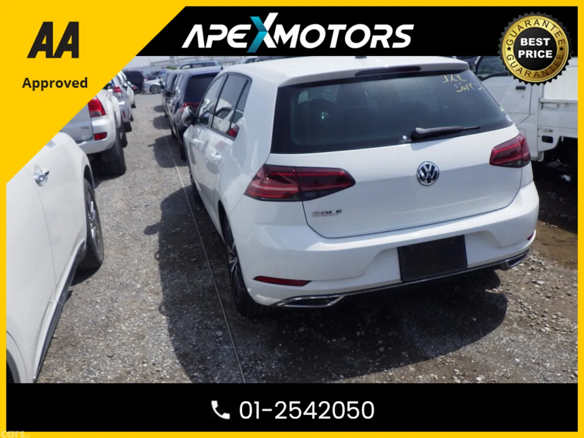 Volkswagen Golf Hatchback, Petrol, 2018, White