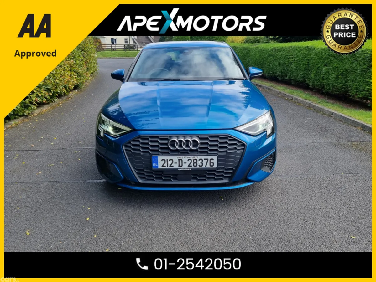 Audi A3 Hatchback, Petrol, 2021, Blue