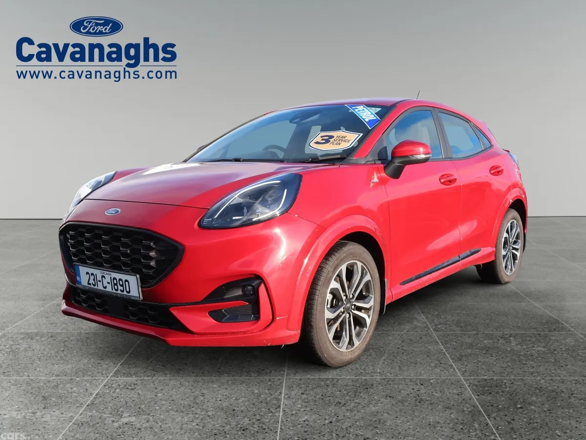 Ford Puma MPV, Petrol Hybrid, 2023, Red