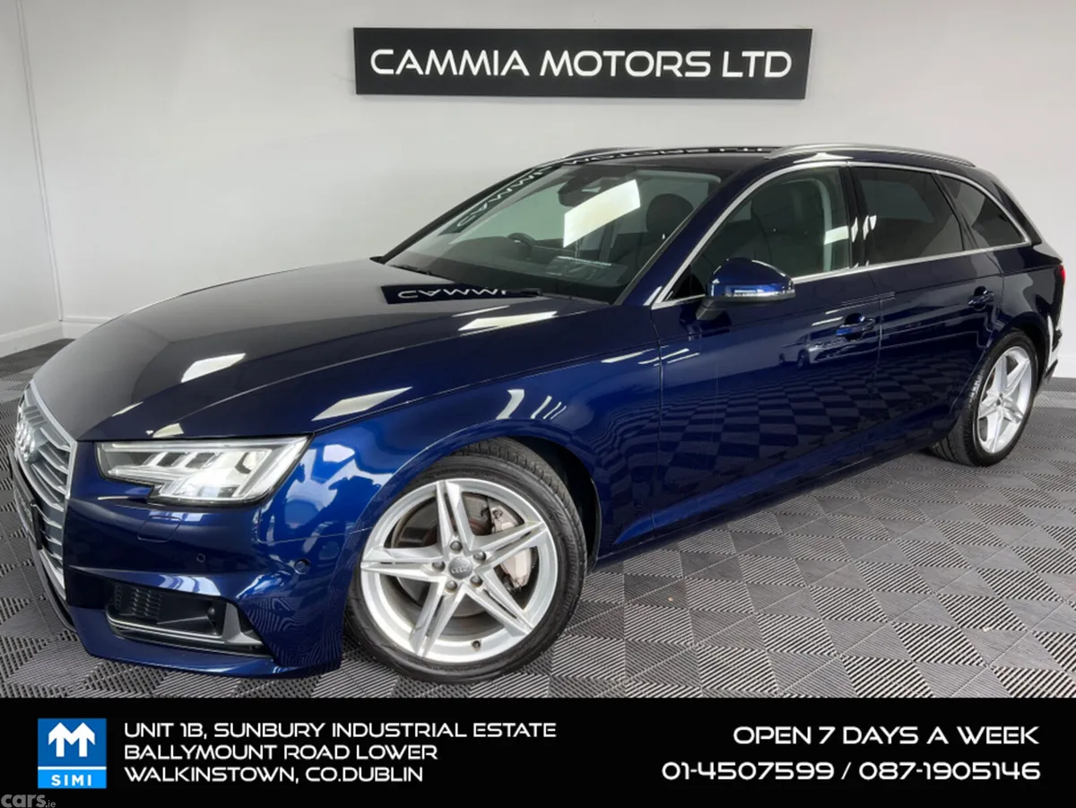 Audi A4 Estate, Petrol, 2019, Blue