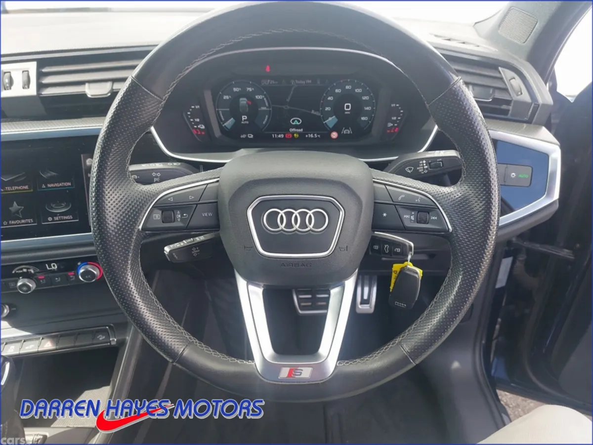 Audi Q3 Estate, Petrol Hybrid, 2022, Blue
