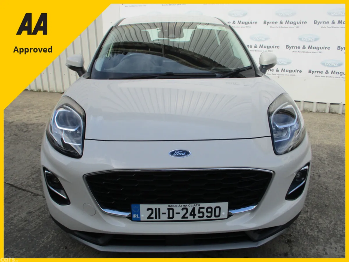 Ford Puma MPV, Petrol Hybrid, 2021, White