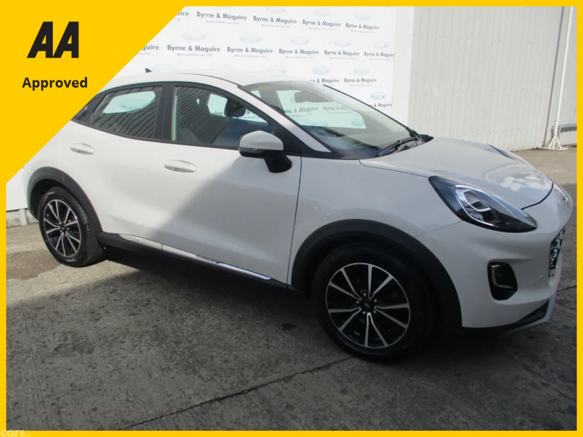 Ford Puma MPV, Petrol Hybrid, 2021, White