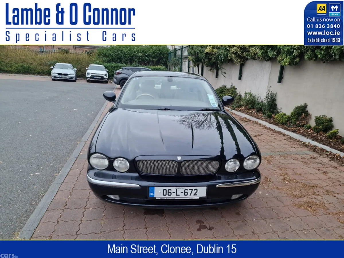 Jaguar XJ Saloon, Petrol, 2006, Black