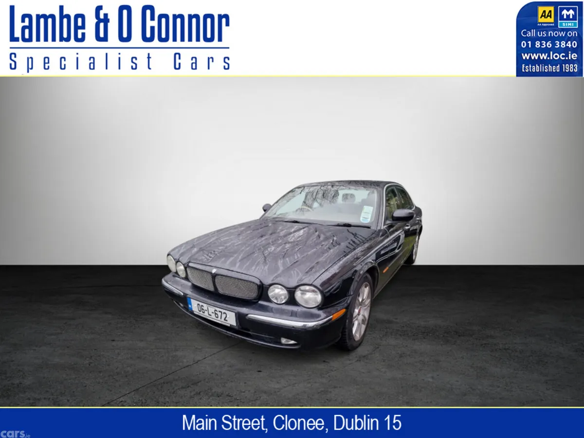Jaguar XJ Saloon, Petrol, 2006, Black