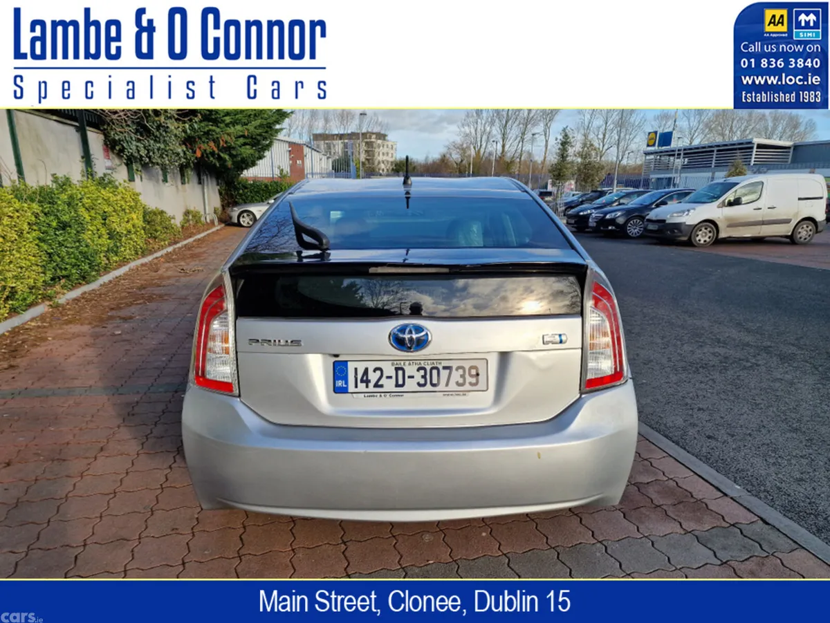 Toyota Prius Hatchback, Petrol Hybrid, 2014, Silver