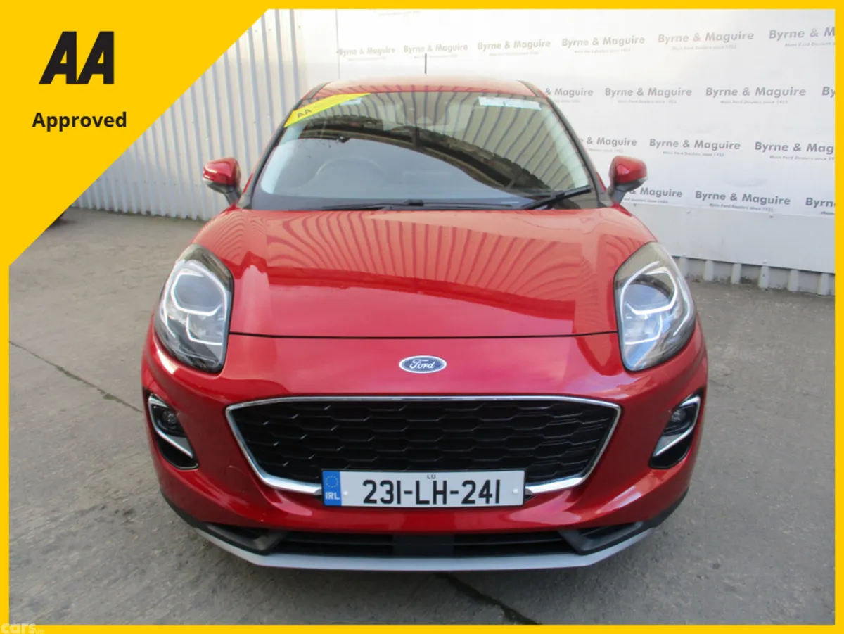 Ford Puma MPV, Petrol Hybrid, 2023, Red
