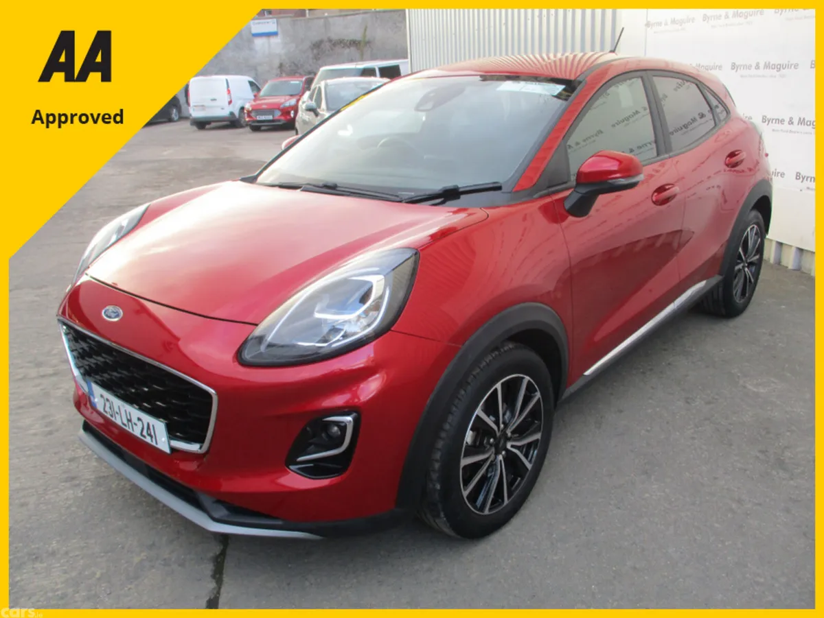 Ford Puma MPV, Petrol Hybrid, 2023, Red