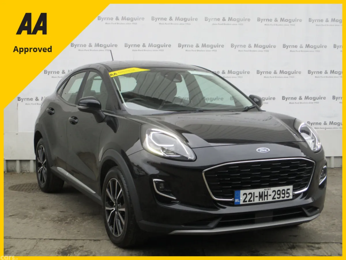 Ford Puma MPV, Petrol Hybrid, 2022, Black