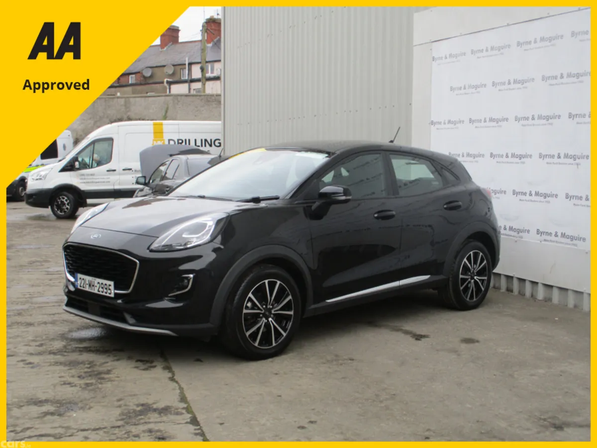 Ford Puma MPV, Petrol Hybrid, 2022, Black
