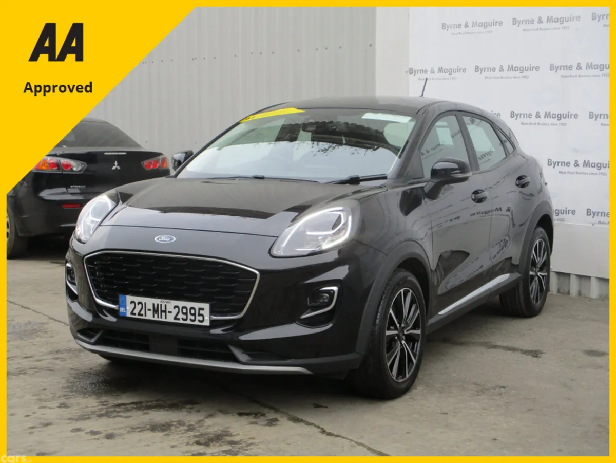 Ford Puma MPV, Petrol Hybrid, 2022, Black