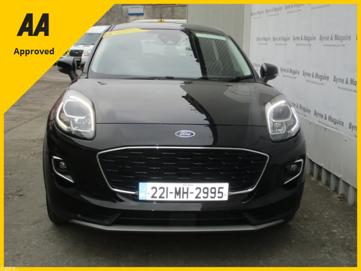 Ford Puma MPV, Petrol Hybrid, 2022, Black
