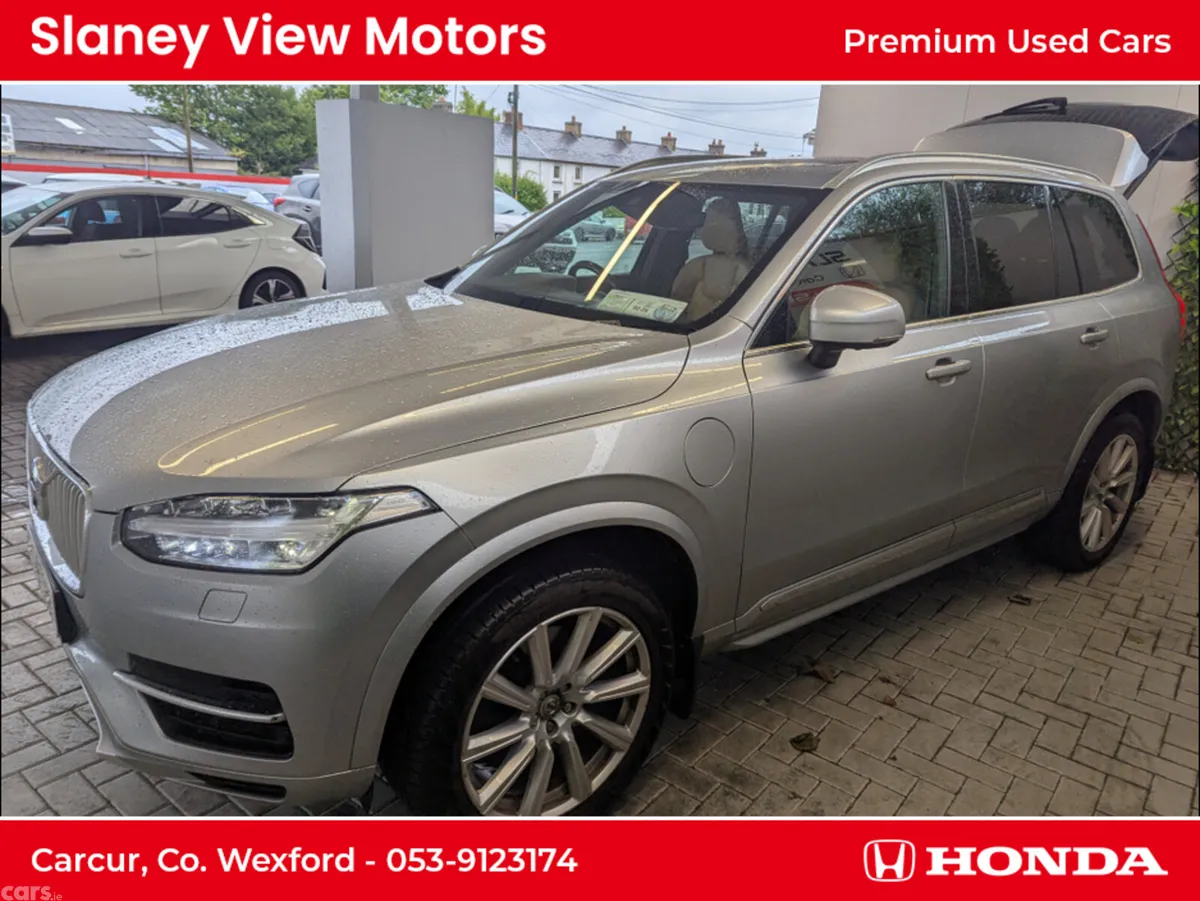 Volvo XC90 Estate, Petrol Plug-in Hybrid, 2017, Silver